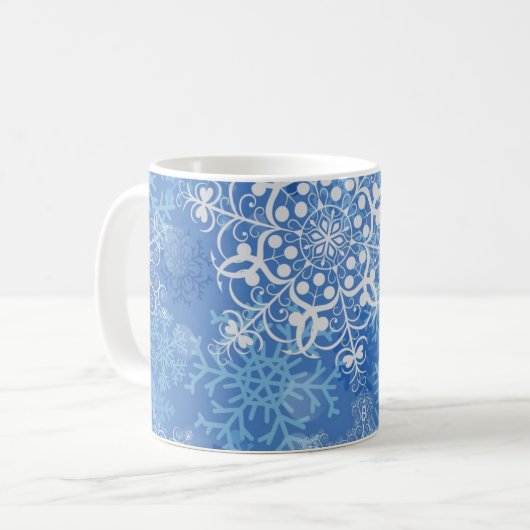 Mug Motif Snowflake (Devant gauche)