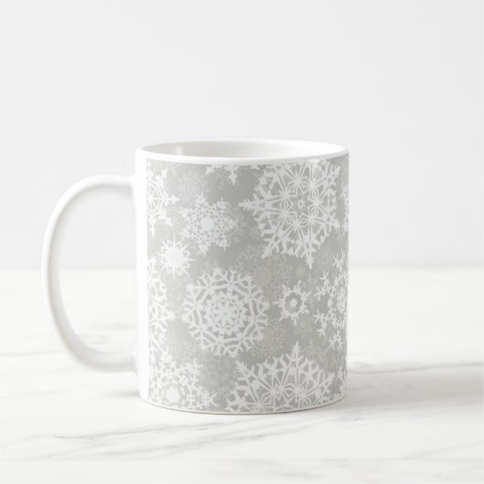 Mug Motif Snowflake (Gauche)