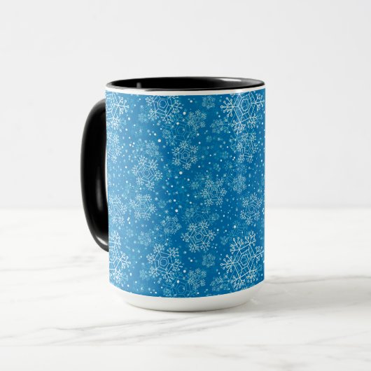 Mug Motif Snowflake (Devant gauche)