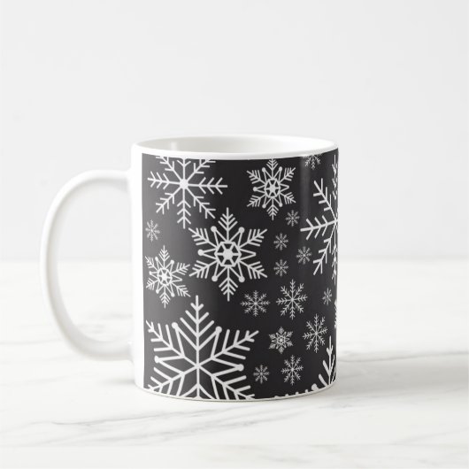 Mug Motif Snowflake (Gauche)