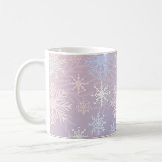 Mug Motif Snowflake (Gauche)