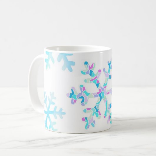 Mug Motif Snowflake (Devant gauche)