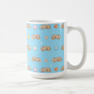 Mug Motif somnolent de paresse de temps