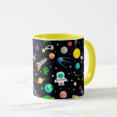 Mug Motif spatial (Devant droit)