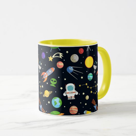 Mug Motif spatial (Devant droit)