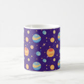 Mug Motif spatial coloré avec planètes, étoiles (Centre)