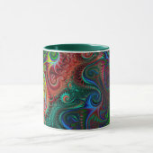 Mug Motif spiral coloré Abstrait (Centre)