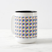 Mug Motif spirale colorée (Devant gauche)