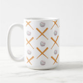 Mug Motif sportif de baseball Batup (Gauche)