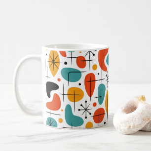 Mug Motif Starburst Moderne du Milieu du Siècle
