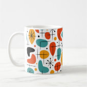 Mug Motif Starburst Moderne du Milieu du Siècle (Gauche)
