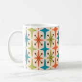 Mug Motif Starburst moderne du milieu du siècle (Gauche)