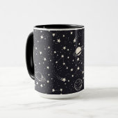 Mug Motif Stars & Planètes (Devant gauche)