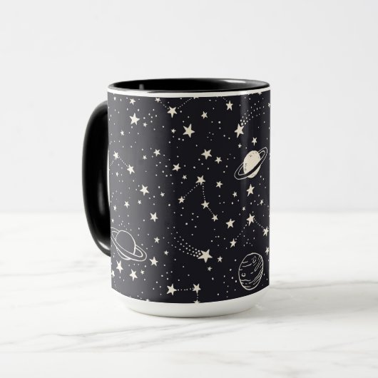 Mug Motif Stars & Planètes (Devant gauche)