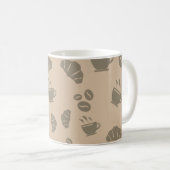 Mug Motif style café (Devant droit)