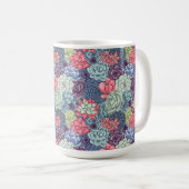 Mug Motif succulent coloré (Devant droit)