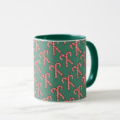 Mug Motif sucre de canne (Devant droit)