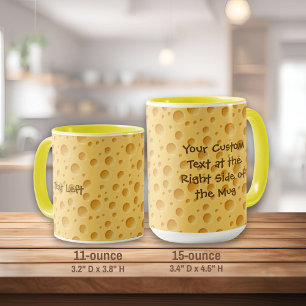 Mug Motif suisse au fromage