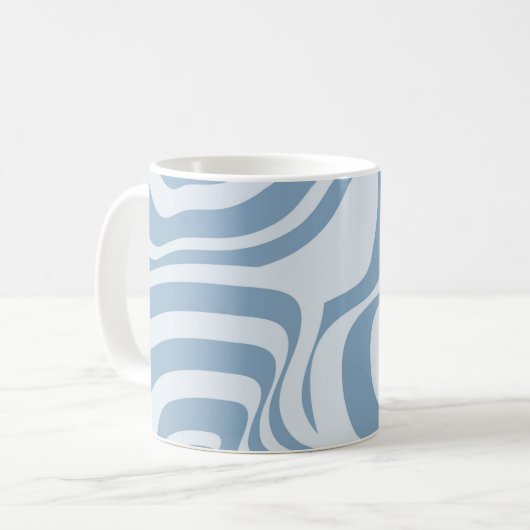 Mug Motif Super Y2K rétro bleu (Devant gauche)