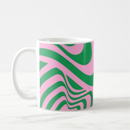 Mug Motif Super Y2K rétro-tordu coloré (Gauche)