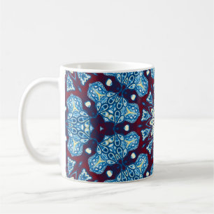 Mug Motif symétrique coloré d'aquarelle fondue. V