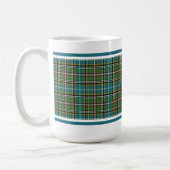 Mug Motif Tartan Dowling bleu irlandais Plaid (Gauche)
