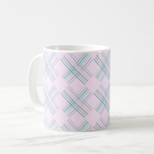 Mug Motif Tartan rose Bébé moderne mignon