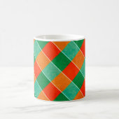 Mug Motif tartan rouge et vert (Centre)