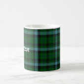 Mug Motif Tartan vert et bleu (Centre)