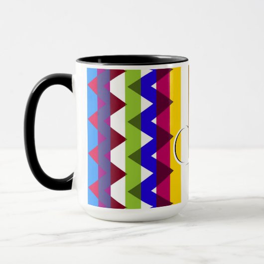 Mug Motif tendance Chevron Stripes #14 (Gauche)
