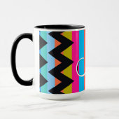 Mug Motif tendance Chevron Stripes #4 (Gauche)