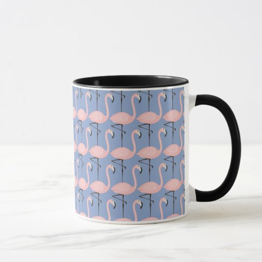 Mug Motif tendre de Flamant rose (Droite)