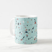 Mug Motif Terrazzo Abstrait Moderne du Milieu du Siècl (Devant gauche)