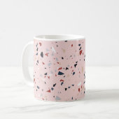 Mug Motif Terrazzo Abstrait Moderne du Milieu du Siècl (Devant gauche)