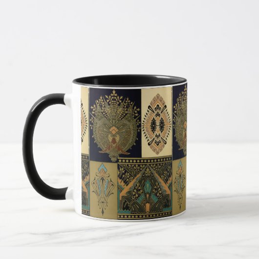 Mug Motif textile Art nouveau Christopher (Gauche)