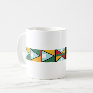 Mug motif textile traditionnel indian-américain
