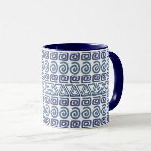 Mug motif tiré par la main africain ethnique