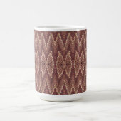 Mug - motif tissé en Brown (Centre)