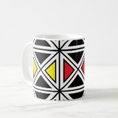 Mug Motif traditionnel tribal géométrique (Devant gauche)
