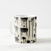 Mug Motif transparent Abstrait (Devant gauche)