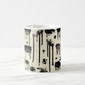 Mug Motif transparent Abstrait (Centre)