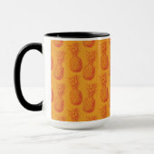 Mug Motif transparent avec ananas (Gauche)