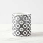 Mug Motif transparent de conception de point de croix (Centre)