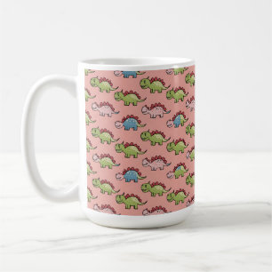 Mug Motif transparent de dinosaure mignon