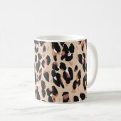 Mug Motif transparent Empreinte de léopard (Devant droit)