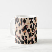 Mug Motif transparent Empreinte de léopard (Devant gauche)
