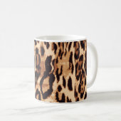 Mug Motif transparent Empreinte de léopard (Devant droit)