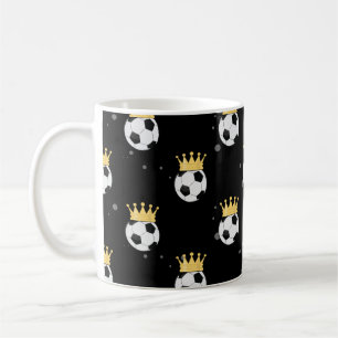 Mug Motif transparent King Football / Football 