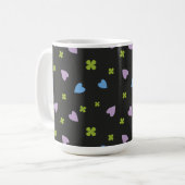 Mug Motif Trèfle et Cœurs (Devant gauche)
