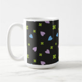Mug Motif Trèfle et Cœurs (Gauche)